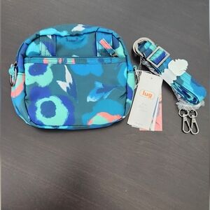 Lug Blue and Teal Patterned Bag